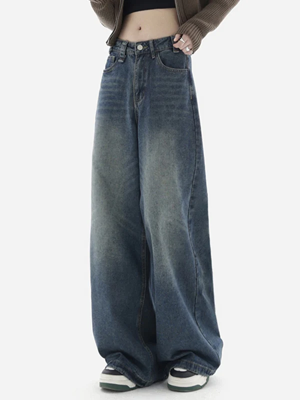 Blue Wash Baggy Boyfriend Jeans - Image 3