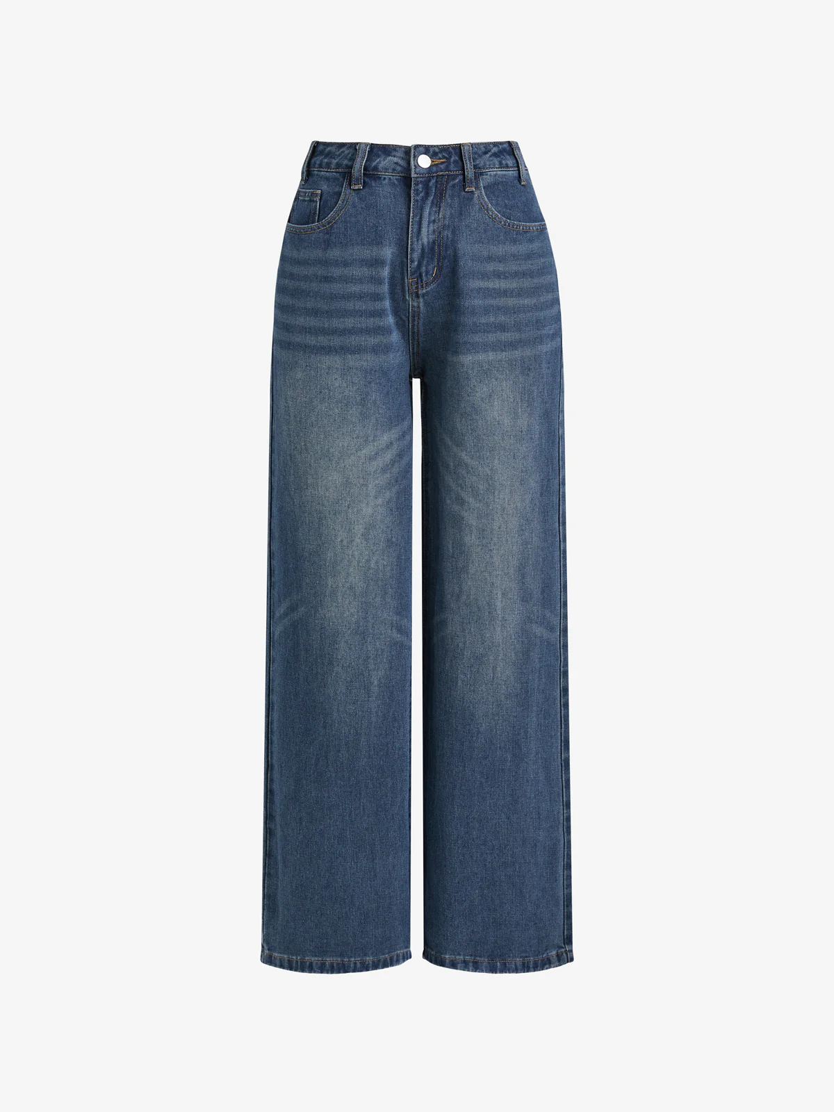 Blue Wash Baggy Boyfriend Jeans - Image 8