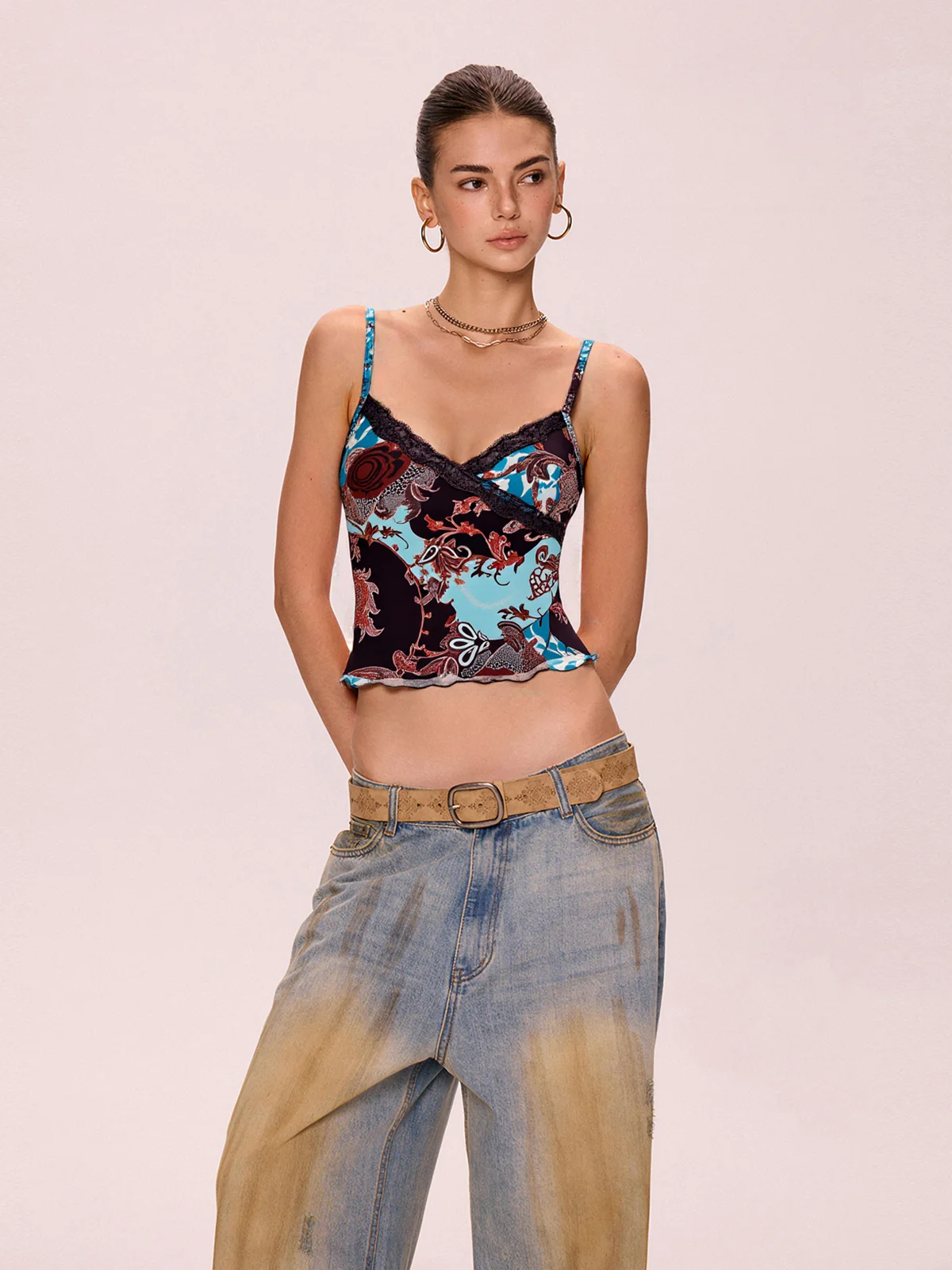 Botanical Prints Cami Top - Image 3