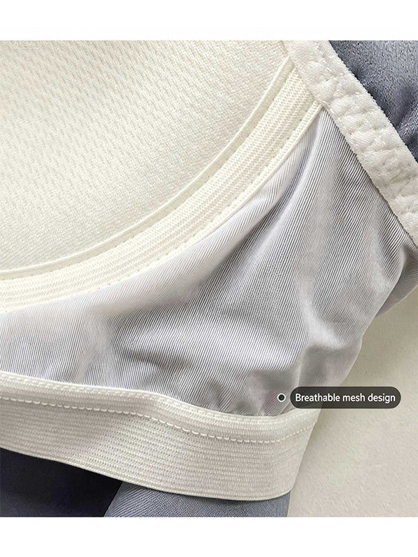 Built-In Bra Satin V Neck Tank Top - Image 7