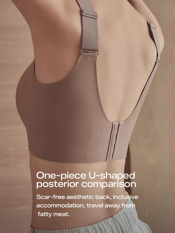 Comfortable Ribbed Wire-Free Support Bra - Image 7