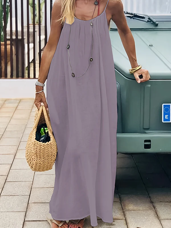 Women's Summer Backless Cami Lounge Dress - Image 17