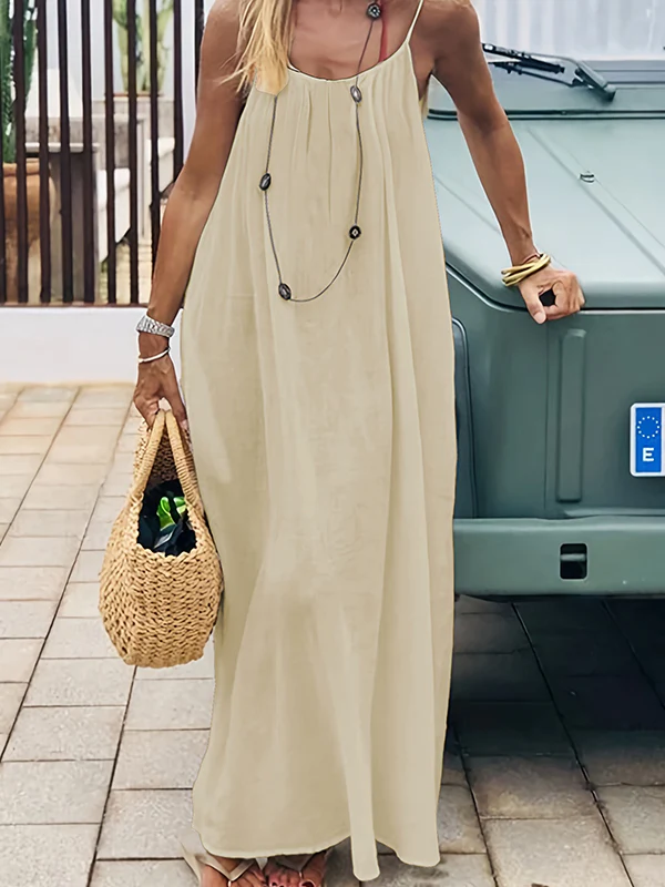 Women's Summer Backless Cami Lounge Dress - Image 21