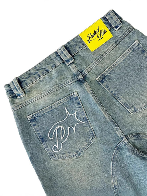 Retro Casual Denim Shorts - Image 5