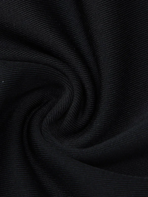 Lace Paneling Black Slim Fit Cami Top - Image 12