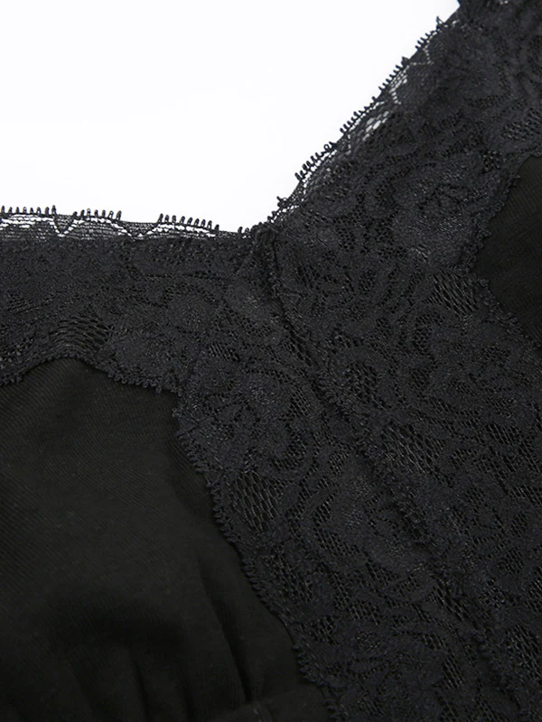 Lace stitching V Neck Cami Top - Image 10