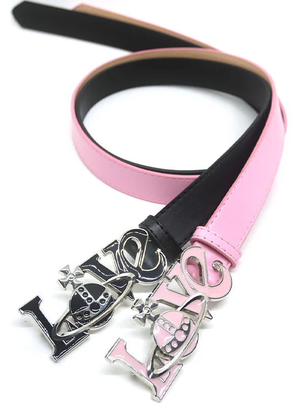 LOVE Buckle Personality All Match belt - Image 3