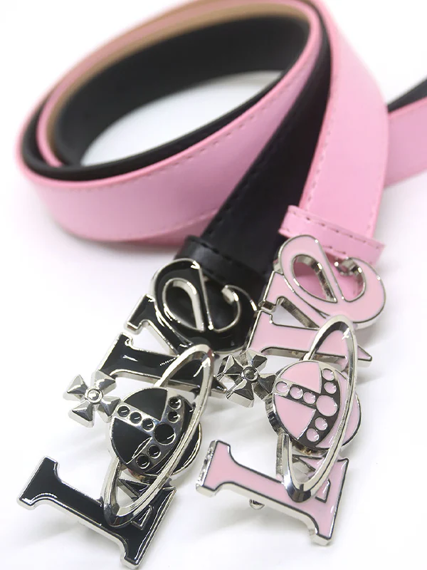 LOVE Buckle Personality All Match belt - Image 4