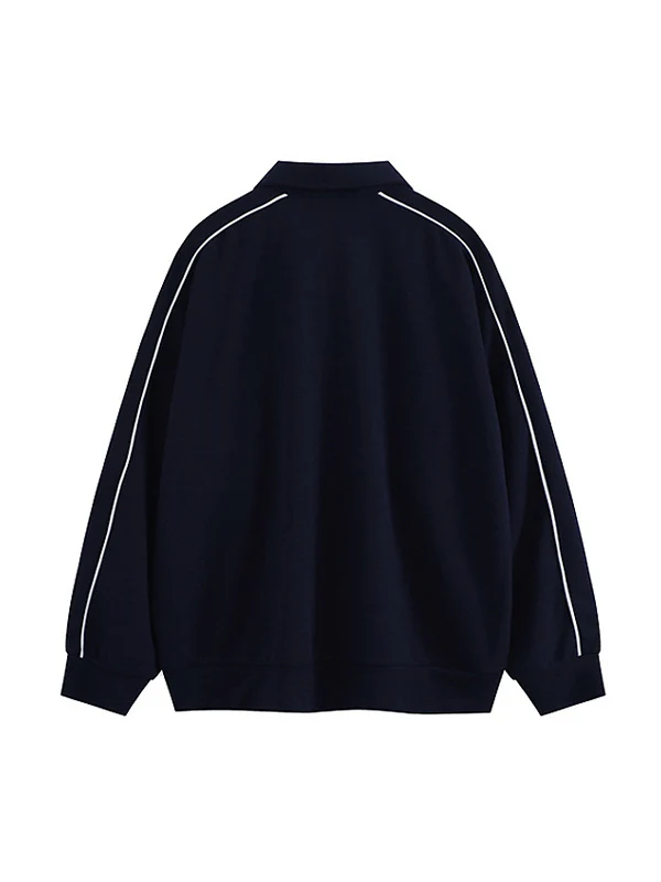 Men's Polo Oversized Long Sleeve Tee - Image 4