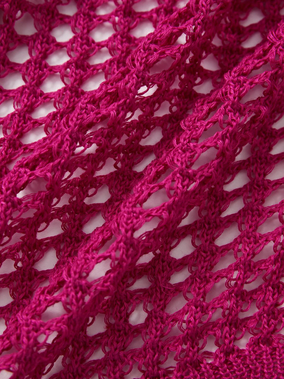 Open Front Hollow Out Crochet Knit Crop Top - Image 8