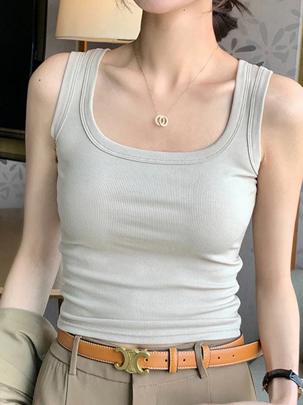 Plain Color Multiple Colors Available Tank Top - Image 15