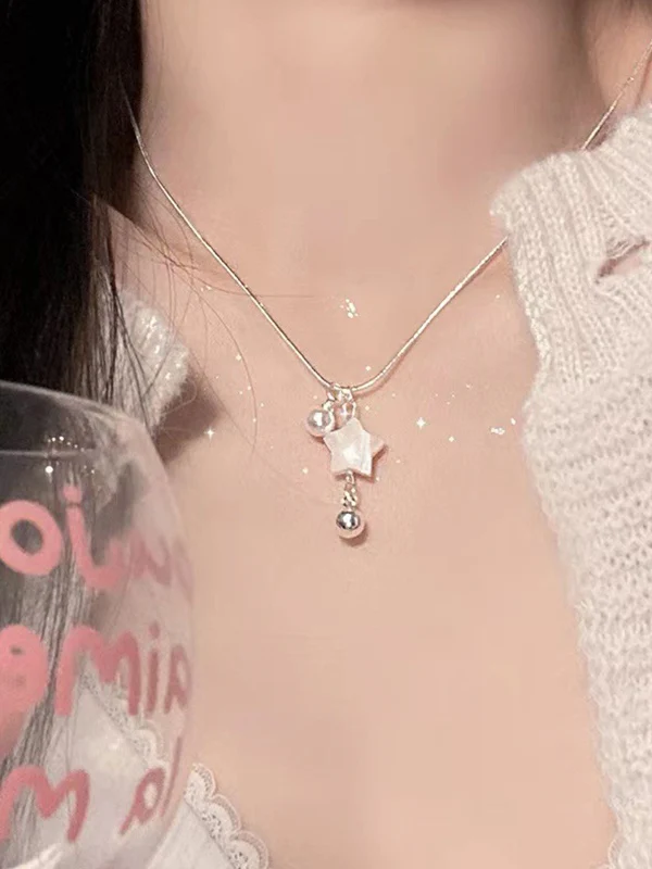 Shell Star Pendant Necklace - Image 4