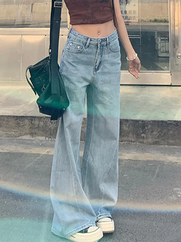 Side Seam Design Boyfriend Jeans - Image 3