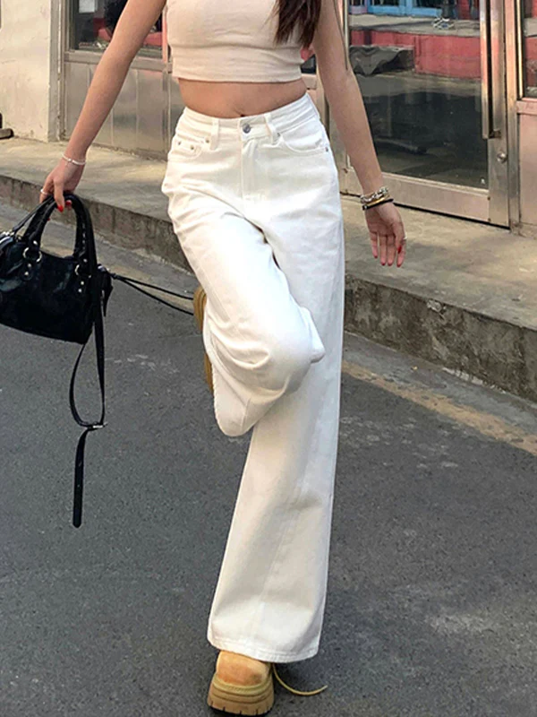 Side Seam Design Boyfriend Jeans - Image 4