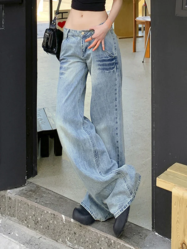 Skinny Versatile Wide Leg Boyfriend Jeans - Image 4