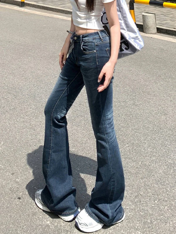 Slim Stretch Flare Jeans - Image 4