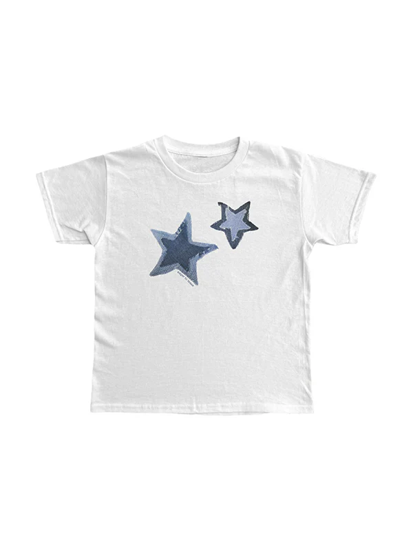 Star Print Short Sleeve Tee - Image 9