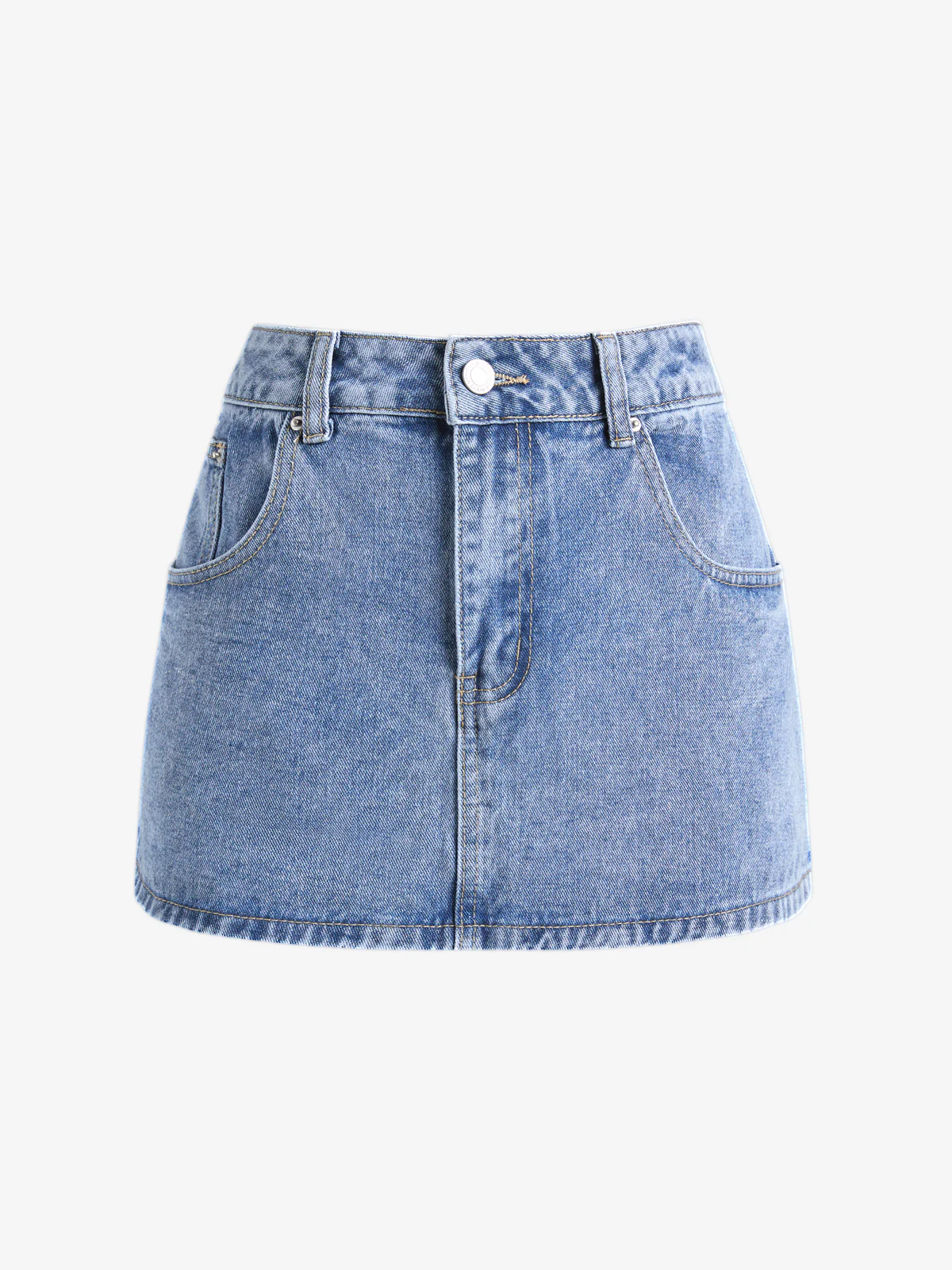 Women Y2k Mini Denim Skirt - Image 10