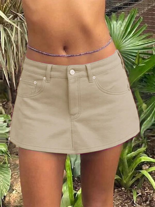 Women Y2k Mini Denim Skirt - Image 15