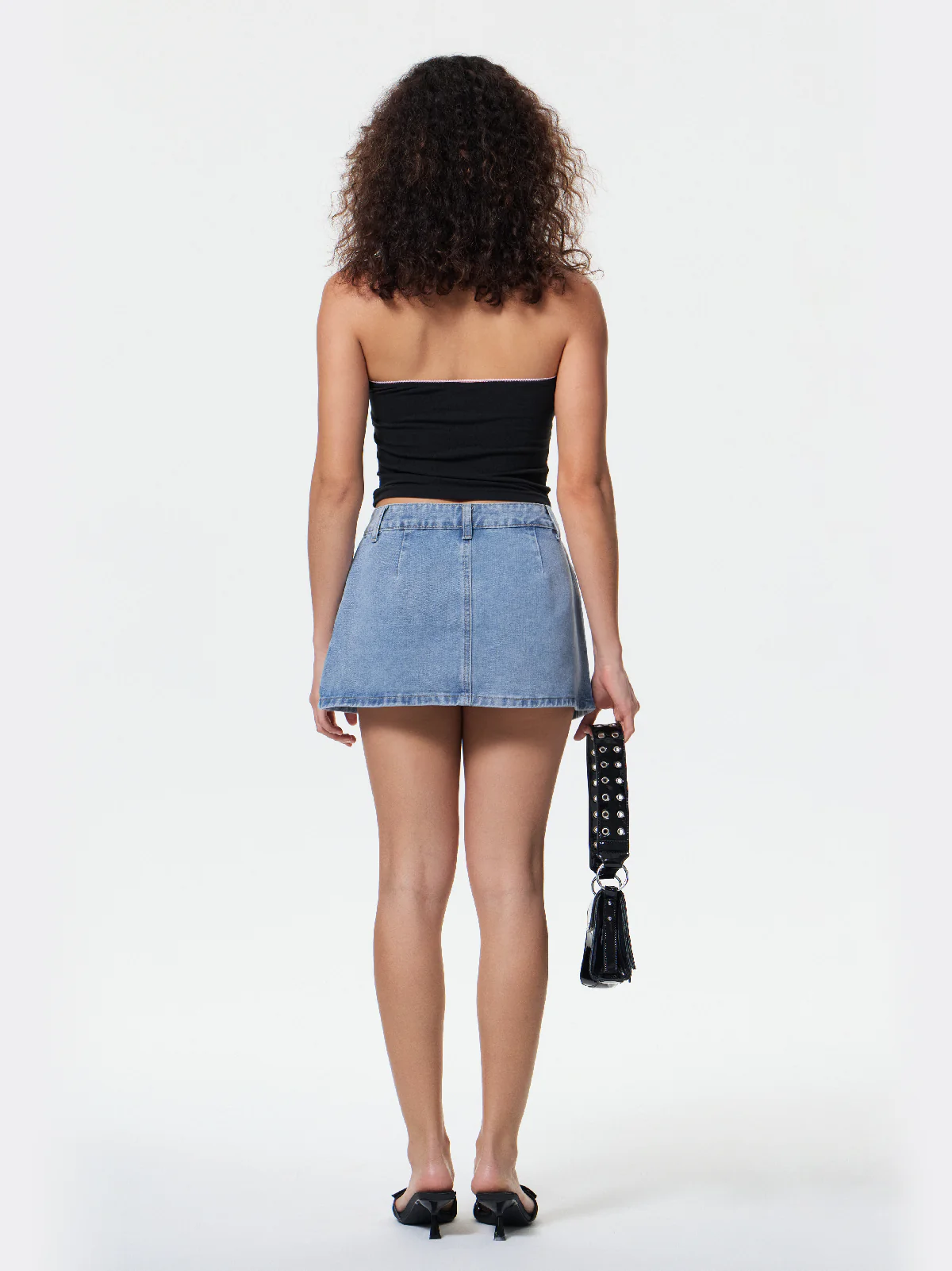 Women Y2k Mini Denim Skirt - Image 6