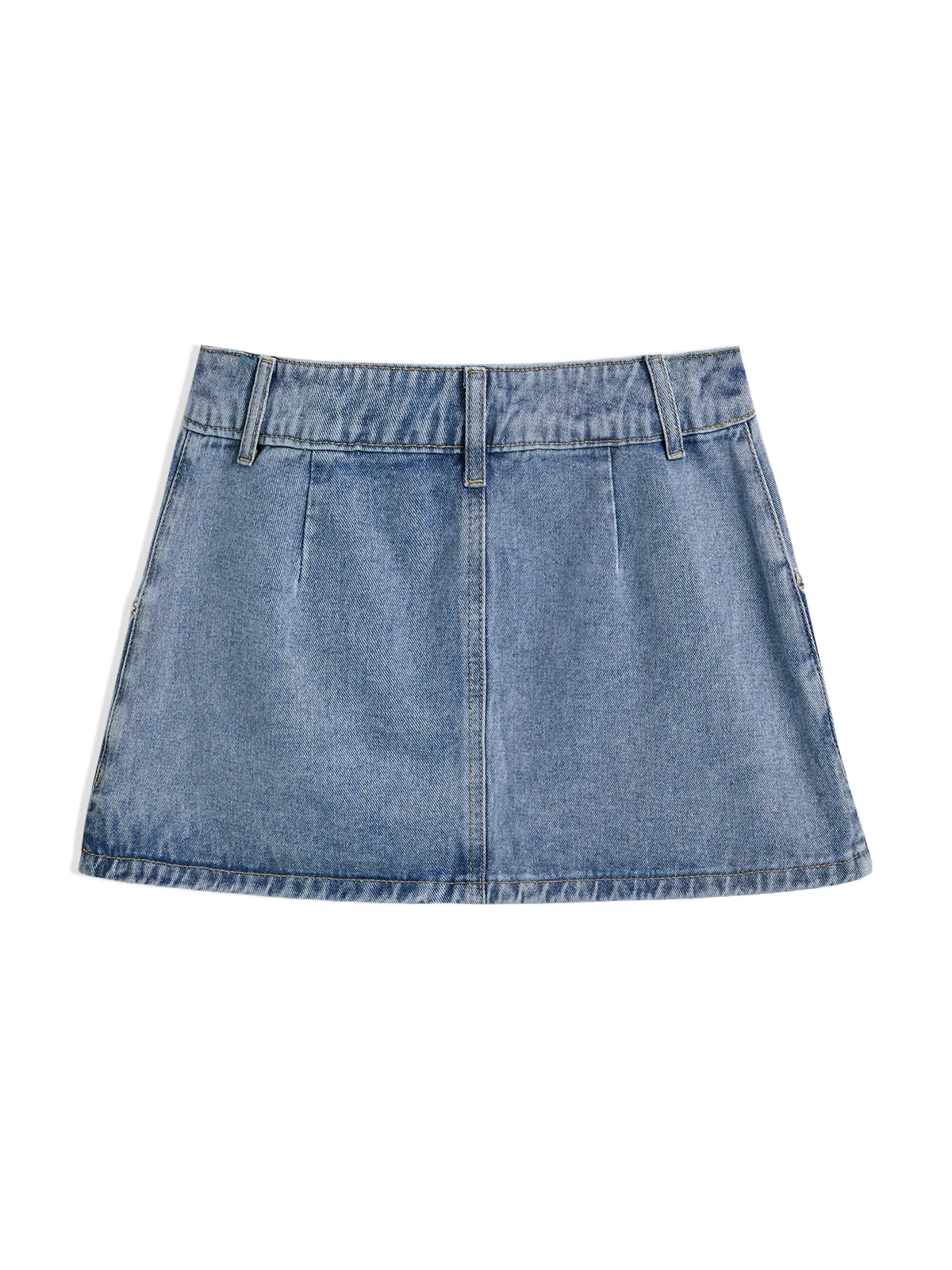 Women Y2k Mini Denim Skirt - Image 9