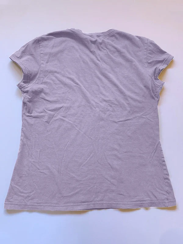 Vintage Brown Butterfly Print Short Sleeve Tee - Image 12