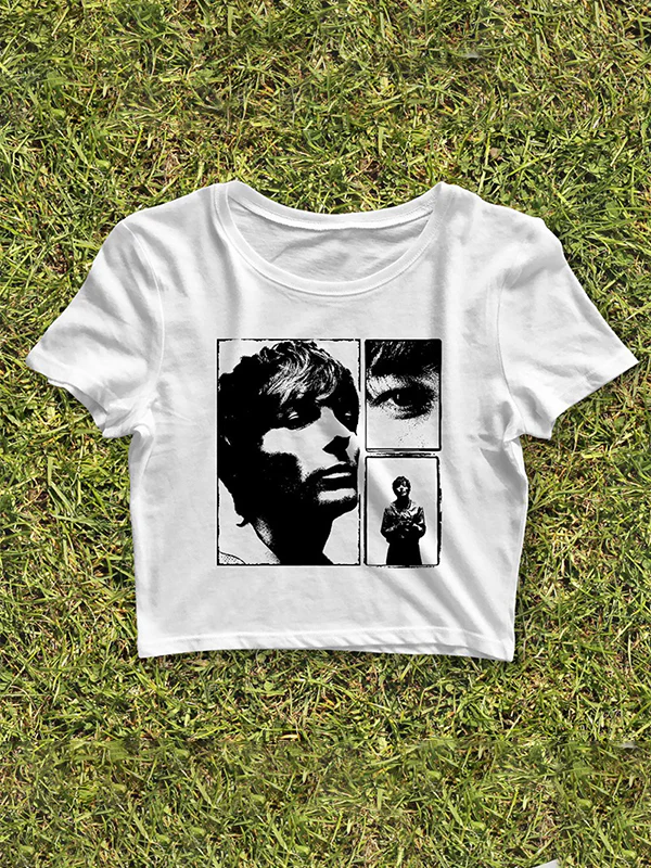 Vintage Cropped Short Sleeve Tee - Image 7