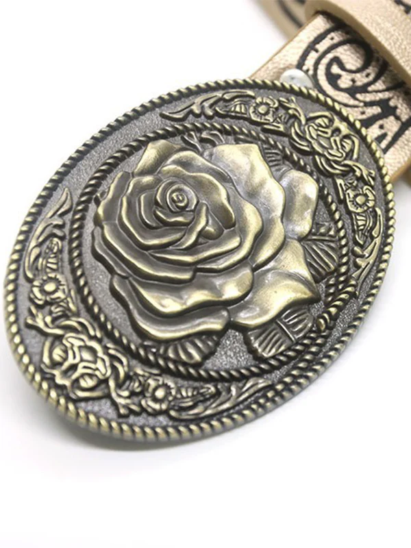 Vintage Embossed Personalized Belt - Image 3