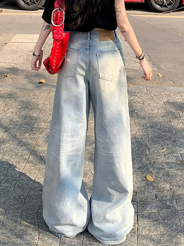 Washed Spice Loose Boyfriend Jeans - Image 5